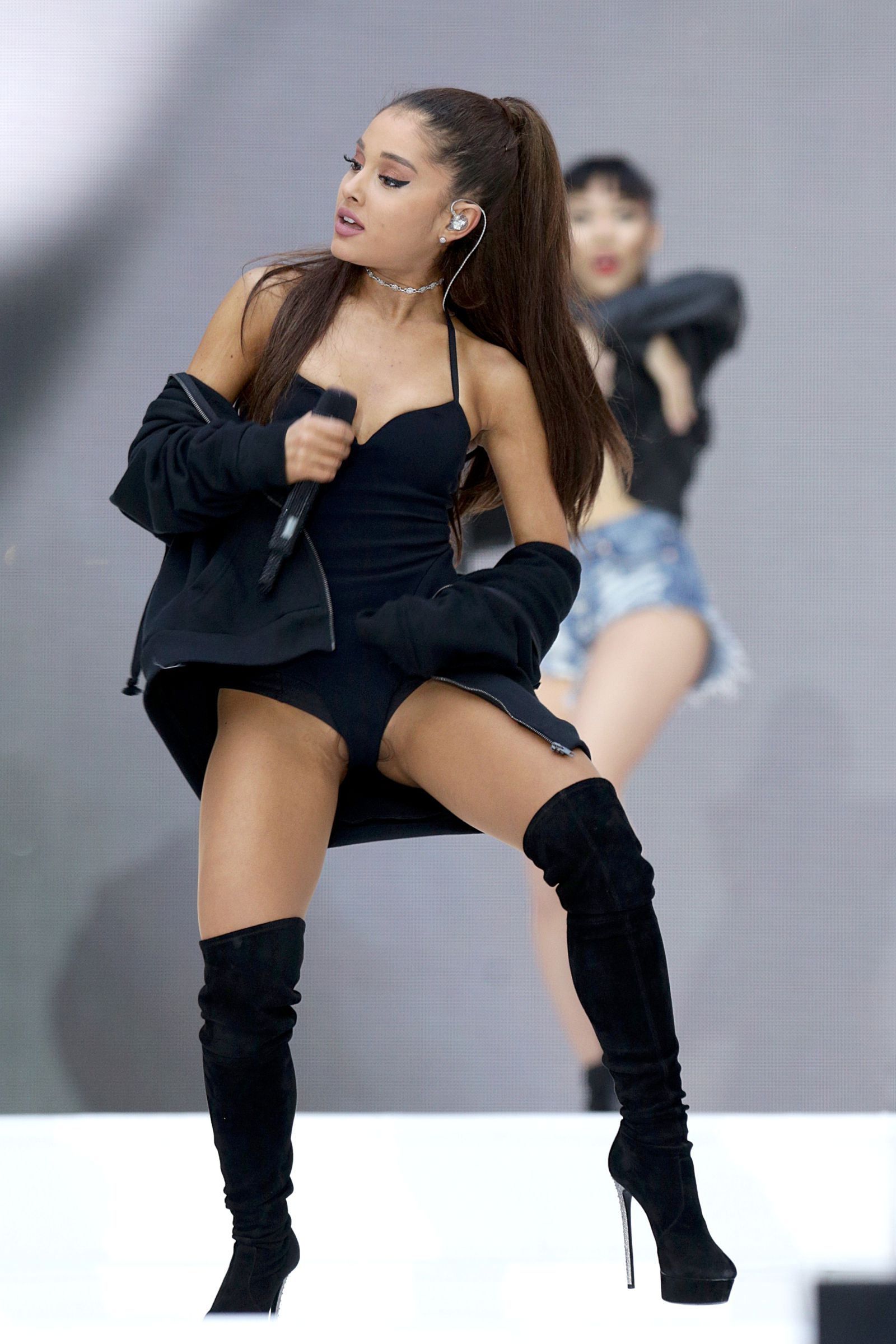 she is perfect. - Ariana Grande sexy heels tights and her 