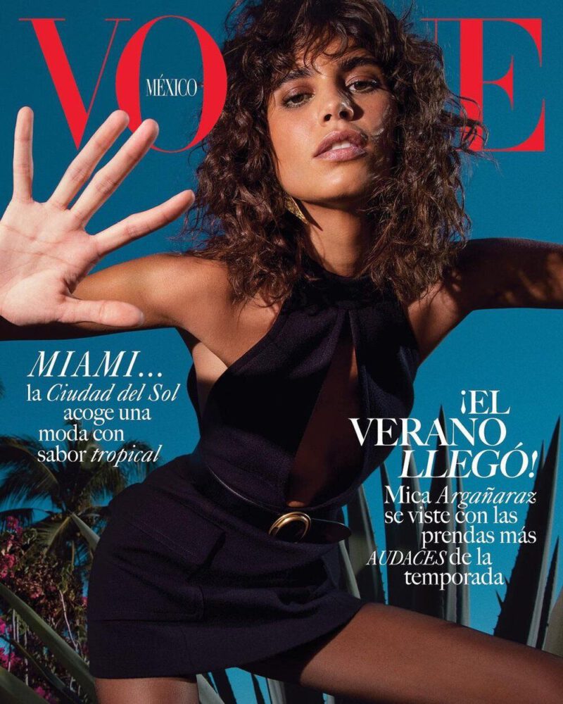 Mica Arganaraz Gorgeous Naked Body In Vogue Mexico Magazine