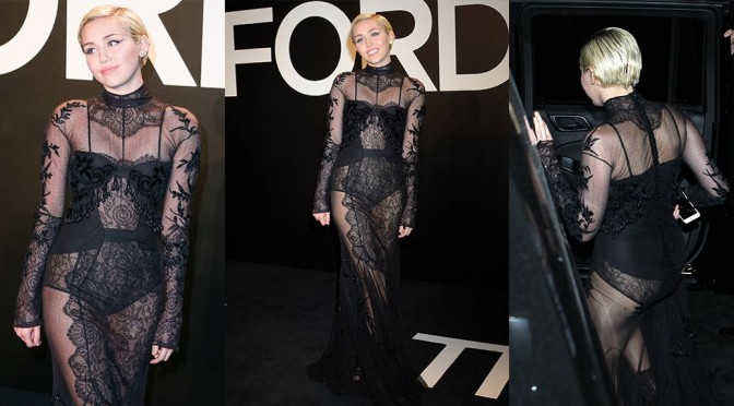 Miley Cyrus – “Tom Ford” Fashion Show in Los ANgeles