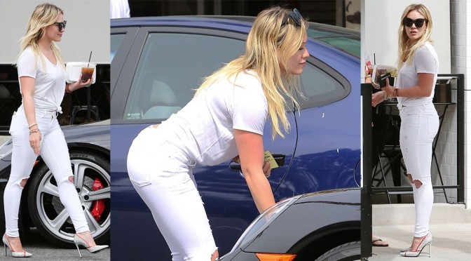 Hilary Duff – Candids in Studio City