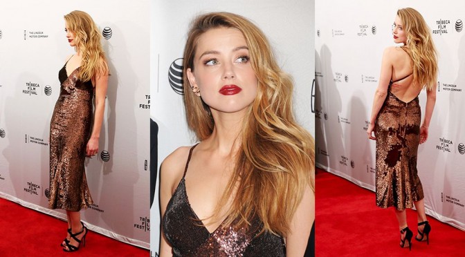 Amber Heard – “When I Live My Life Over Again” Premiere in New York