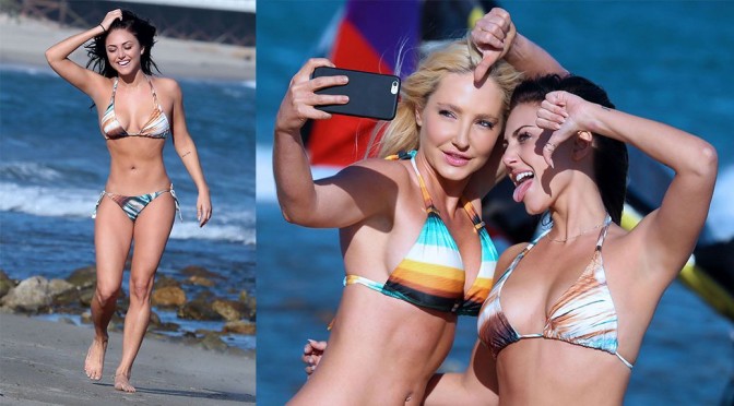 Cassie Scerbo – Bikini Candids in Malibu