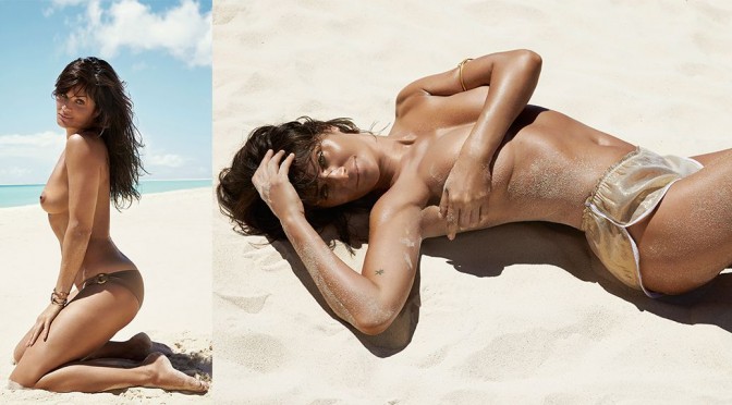 Helena Christensen – “Madame Figaro” Magazine Topless Photoshoot (April 2015) (NSFW)