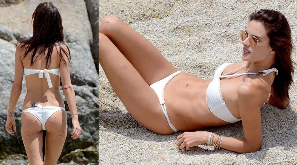 Alessandra Ambrosio – Bikini Candids in Greece