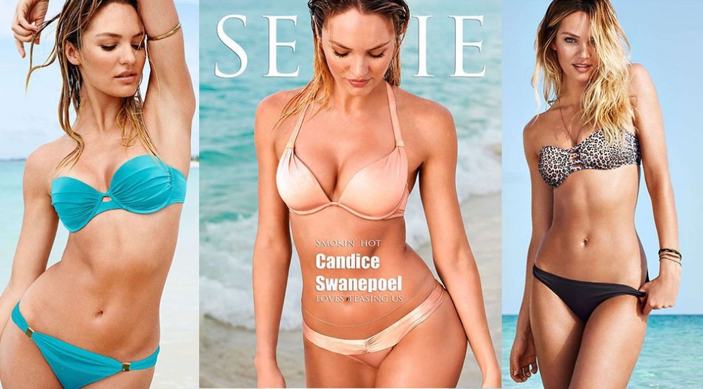 Candice Swanepoel – Selfie Swimsuit 2015 Magazine