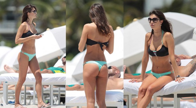 Julia Pereira – Bikini Candids in Miami