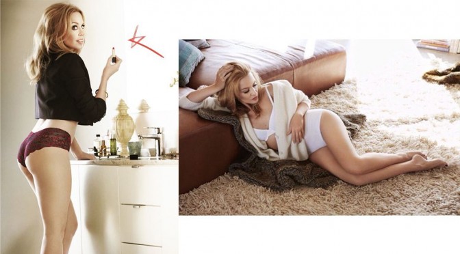 Kylie Minogue – “Sloggi” Lingerie Photoshoot