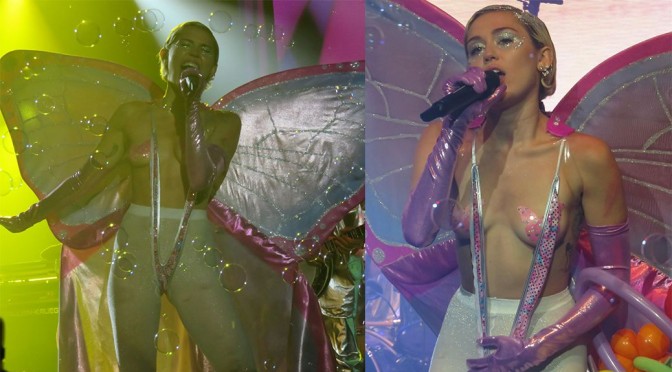 Miley Cyrus – 2015 Adult Swim Upfront Party in New York