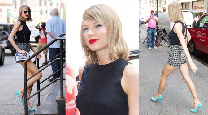 Taylor Swift – Leggy Candids in New York