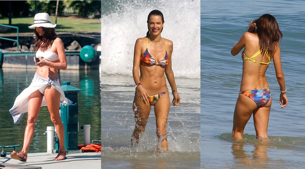 Alessandra Ambrosio – Bikini Candids in Rio