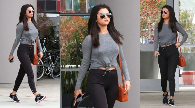 Selena Gomez – Braless Candids in West Hollywood