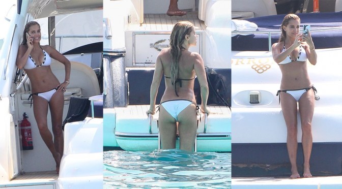 Sylvie Meis – Bikini Candids in Formentera