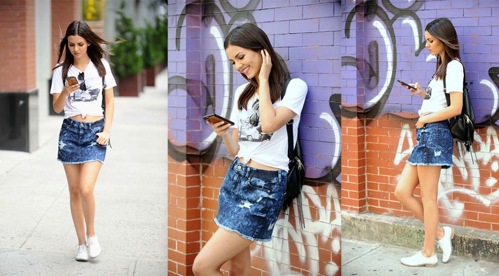 Victoria Justice – Leggy Candids in New York City