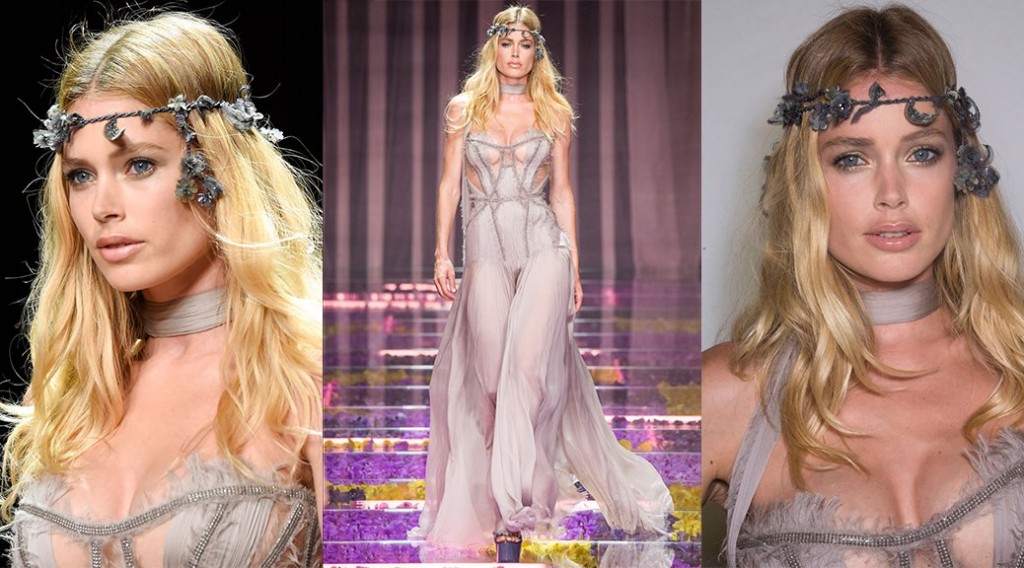 Doutzen Kroes – Versace Fashion Show in Paris