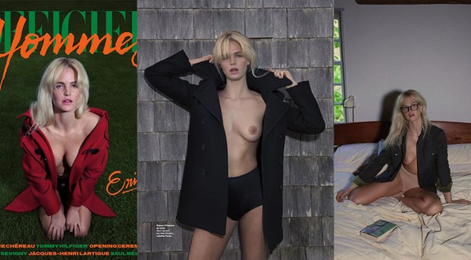 Erin Heatherton – L’Officiel Hommes Magazine (June 2015) (NSFW)