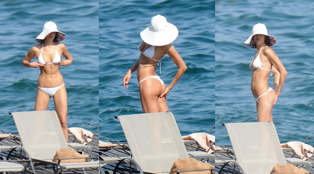 Irina Shayk – Bikini Candids in Italy