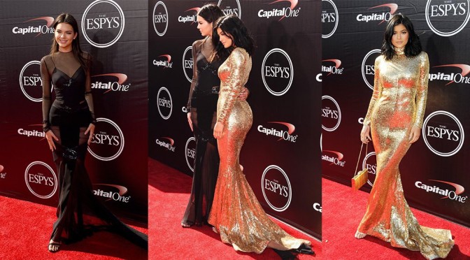 Kendall & Kylie Jenner – 2015 ESPY Awards in Los Angeles