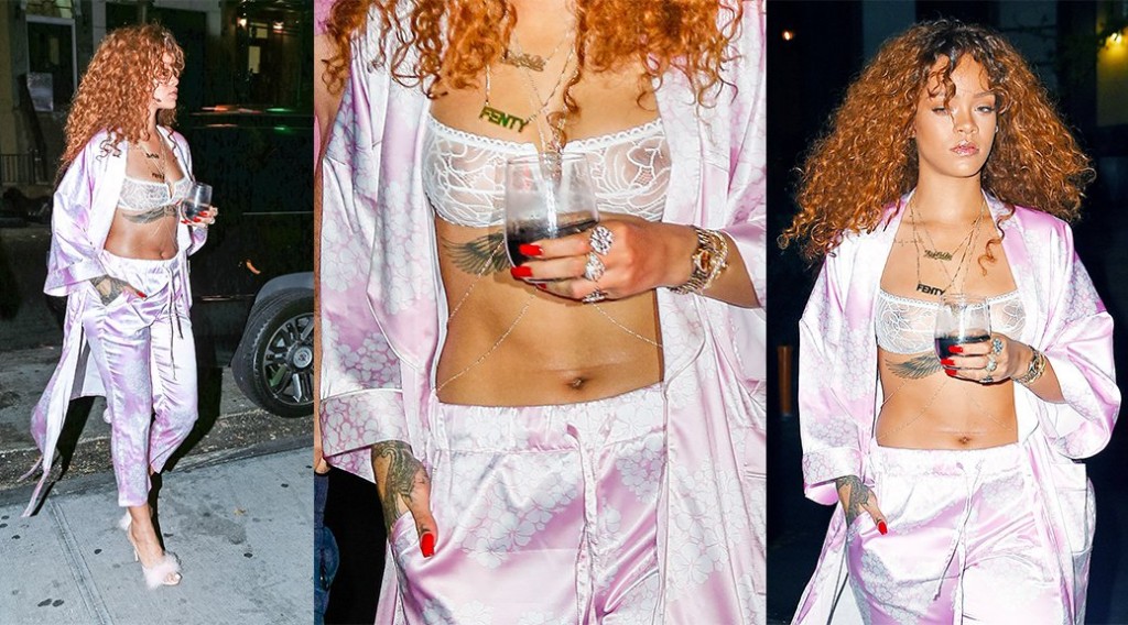 Rihanna – See-Through Candids in New York