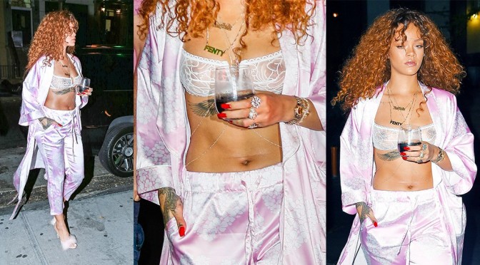 Rihanna – See-Through Candids in New York