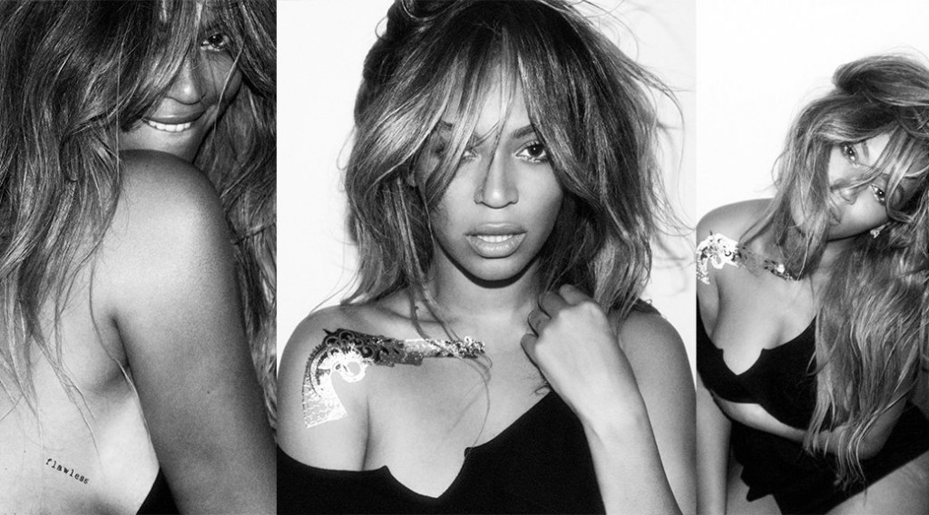 Beyonce – Flash Tattoos Collection Photoshoot