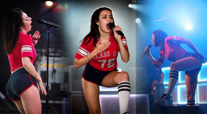 Charli XCX Performs Live at 2015 Reading Festival