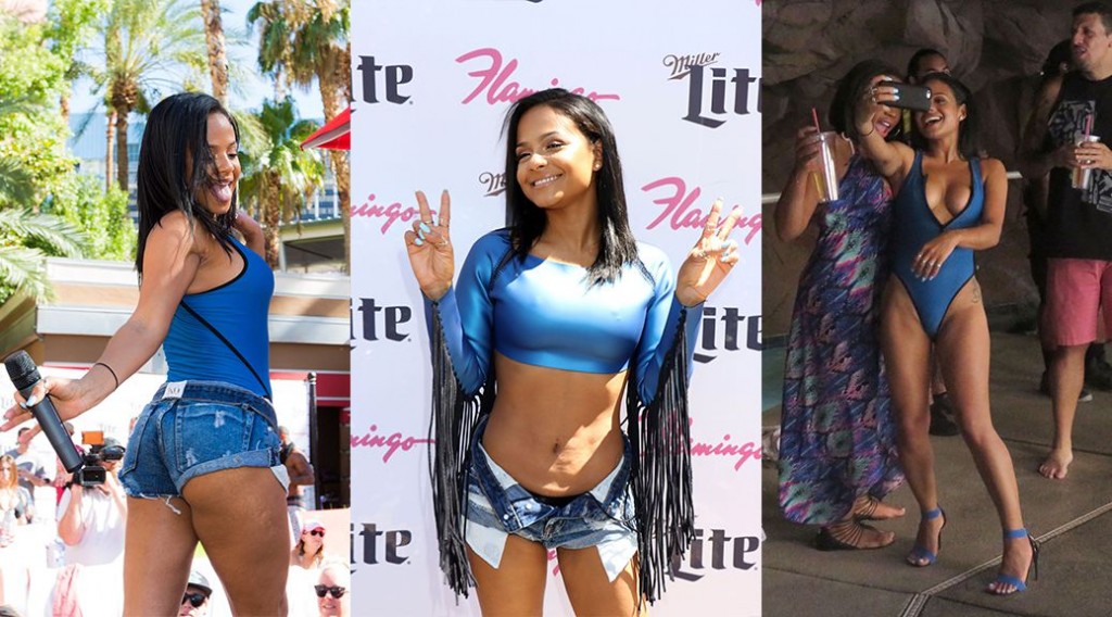 Christina Milian – Go Pool at Flamingo in Las Vegas