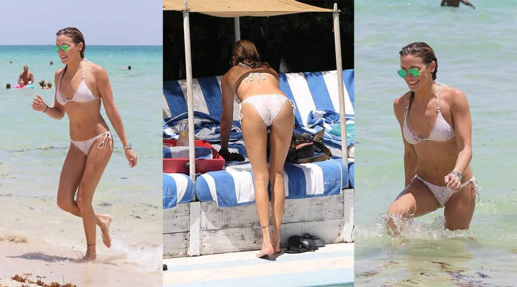 Katie Cassidy – Bikini Candids in Miami