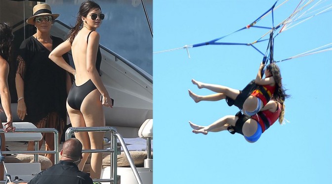 Kendall & Kylie Jenner – Candids in St. Barts