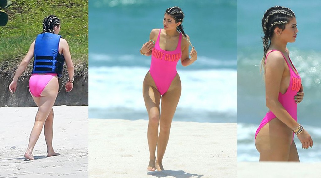 Kylie Jenner – Swimsuit Candids in Punta Mita