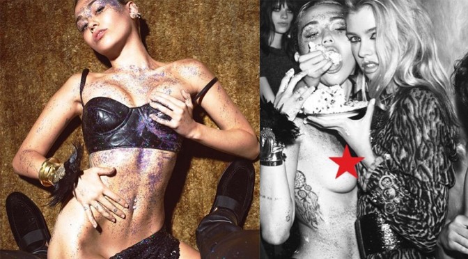 Miley Cyrus – W Magazine Photoshoot Preview (September 2015)