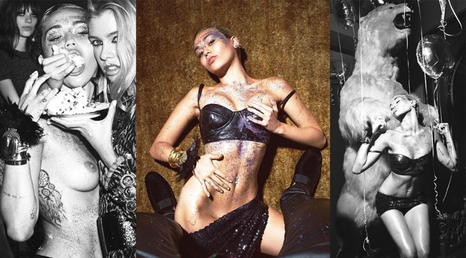 Miley Cyrus – W Magazine Topless Photoshoot (September 2015)
