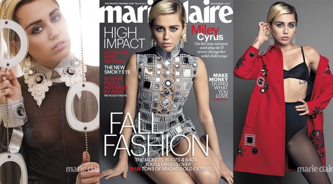 Miley Cyrus – Marie Claire Magazine (September 2015)
