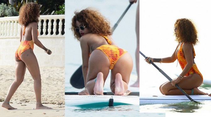Rihanna – Swimsuit Candids in Barbados