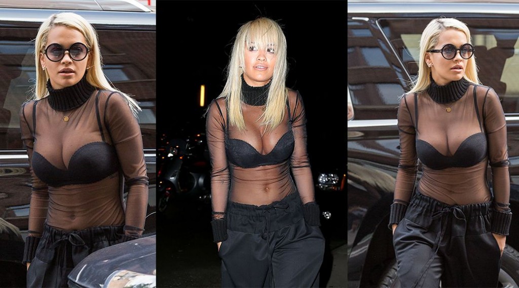 Rita Ora – See-Through Candids in New York