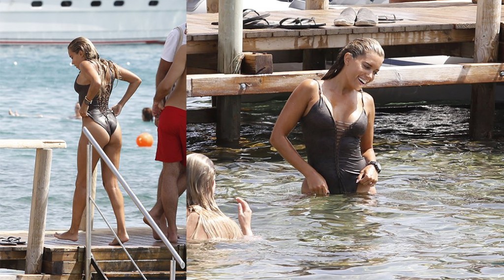 Sylvie Meis – Swimsuit Candids in Ibiza