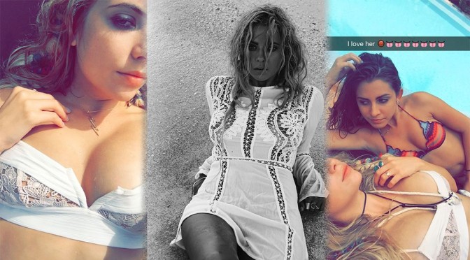 Ashley Benson – Braless See-Through Personal Pictures