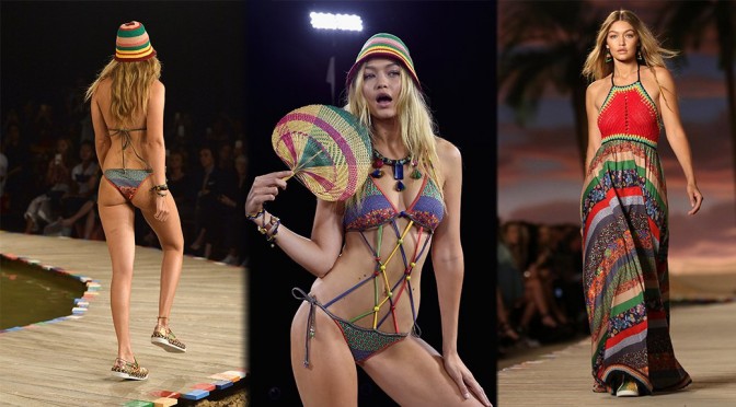 Gigi Hadid – Tommy Hilfiger S/S 2016 Fashion Show in New York