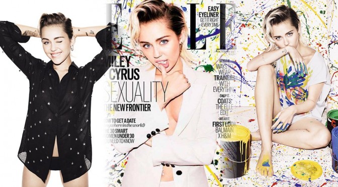 Miley Cyrus – Elle UK Magazine Photoshoot(October 2015)