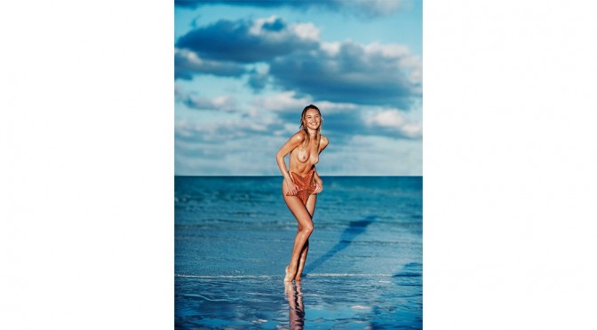 Candice Swanepoel – Topless Photoshoot by Russell James