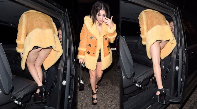 Charli XCX – Upskirt Candids in London