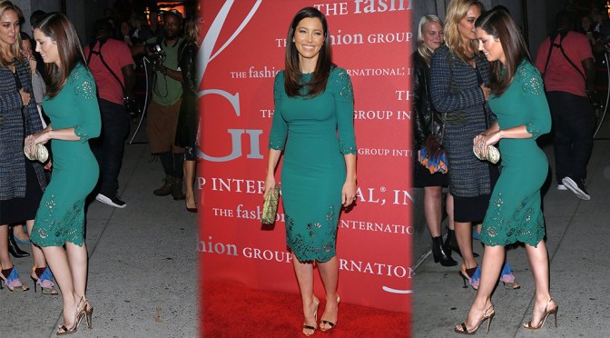 Jessica Biel – 2015 Fashion Group International Night Of Stars Gala