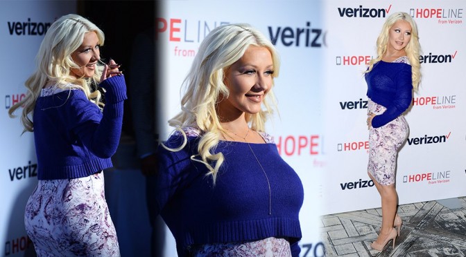 Christina Aguilera – Domestic Violence Awareness Event