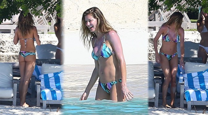 Gisele Bundchen – Bikini Candids in Bahamas
