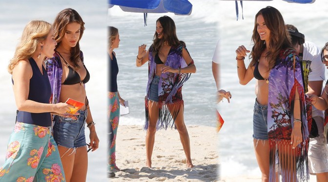 Alessandra Ambrosio – Bikini Candids in Rio de Janeiro