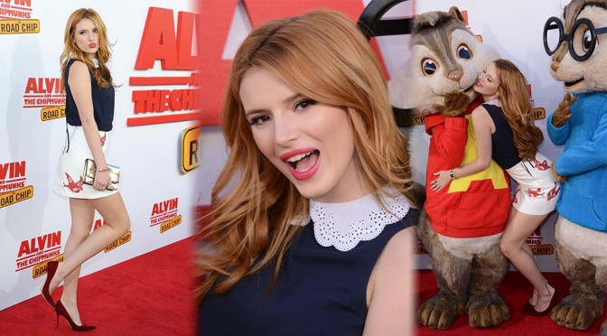 Bella Thorne – ”Alvin and The Chipmunks: The Road Trip” Premiere in Los Angeles