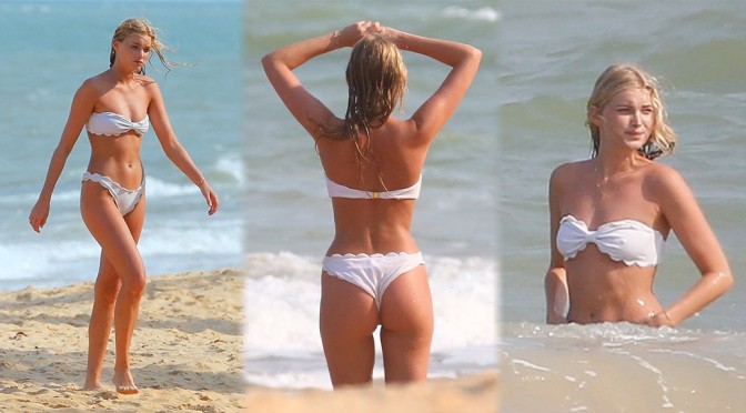 Elsa Hosk – Bikini Candids in Brazil