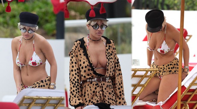 Rita Ora – Bikini Candids in Miami