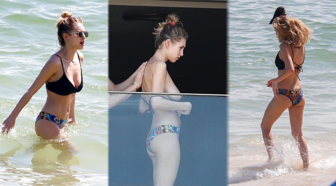 Dylan Penn – Topless Bikini Candids in Rio de Janeiro