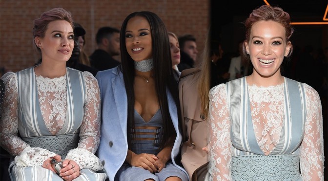 Hilary Duff – Zimmermann Fashion Show in New York