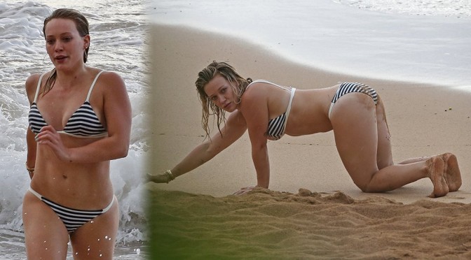 Hilary Duff – Bikini Candids in Hawaii